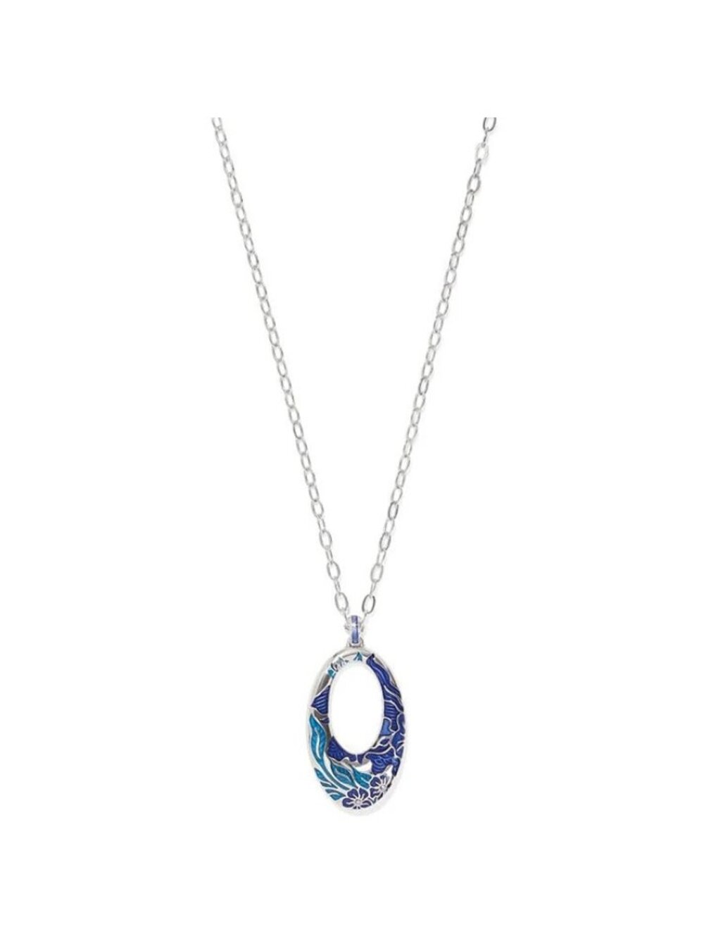 Brighton Terra Blue Hoop Necklace Style JM7516  $108